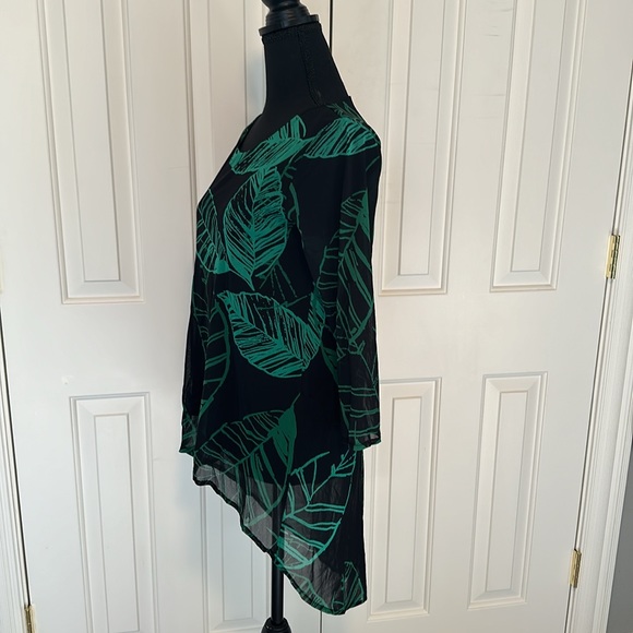 Alfani size small beautiful leaf tunic top 💚 - Picture 3 of 11
